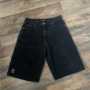 Interstate Black Jorts